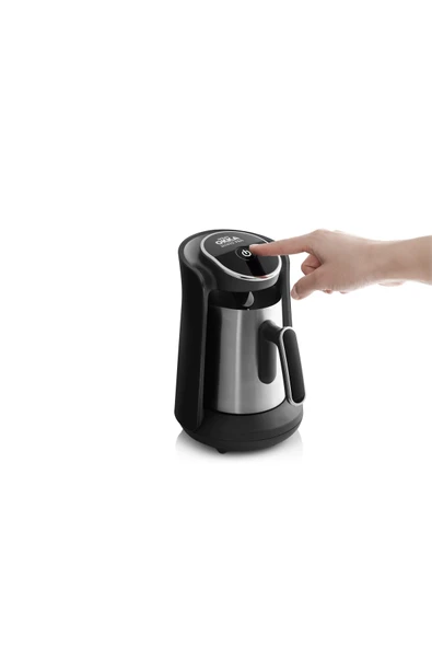 Arzum Okka Minio Pro Çelik Cezveli Türk Kahvesi Makinesi 4 Fincan Kapasiteli Krom - OK0010-K - Resim 4