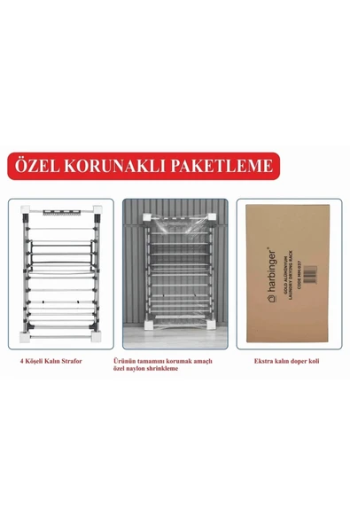 Devecioğlu MM037 Gold Çamaşır Kurutma Askısı - Resim 6