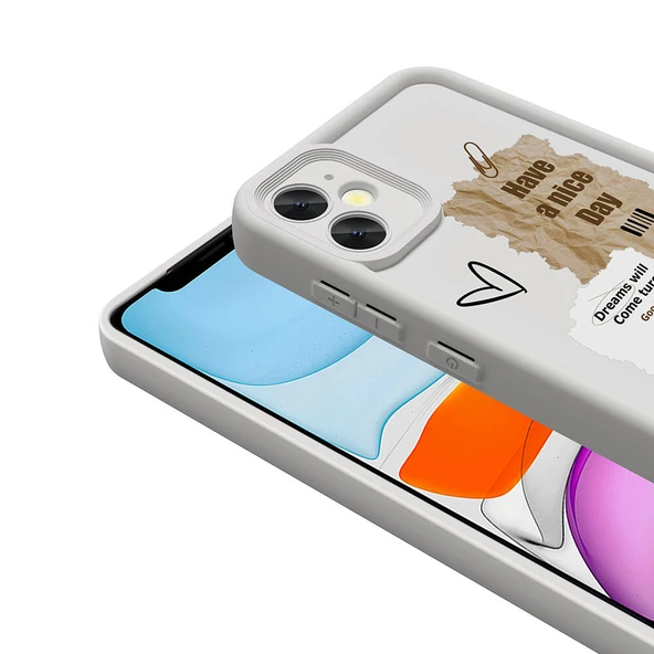 Apple iPhone 11 Kılıf Kamera Korumalı Baskılı Arka Yüzey  Klas Kapak - Resim 7