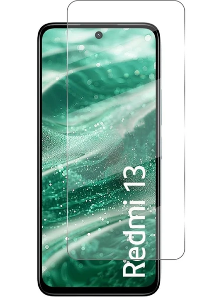 Xiaomi Redmi 13 4G Kırılmaz Ekran Koruyucu Temperli Cam ürün görseli 1