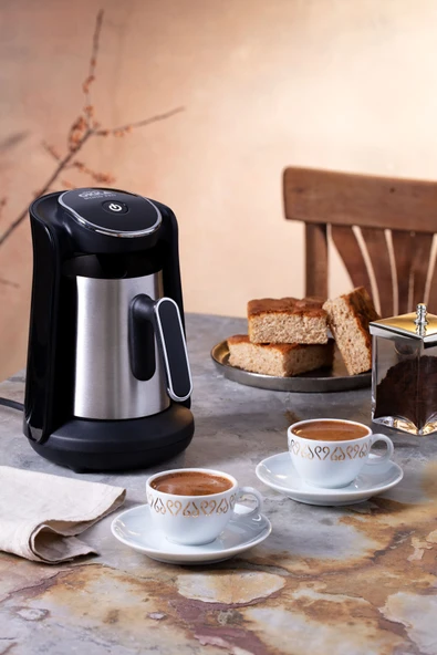 Arzum Okka Minio Pro Çelik Cezveli Türk Kahvesi Makinesi 4 Fincan Kapasiteli Krom - OK0010-K - Resim 8