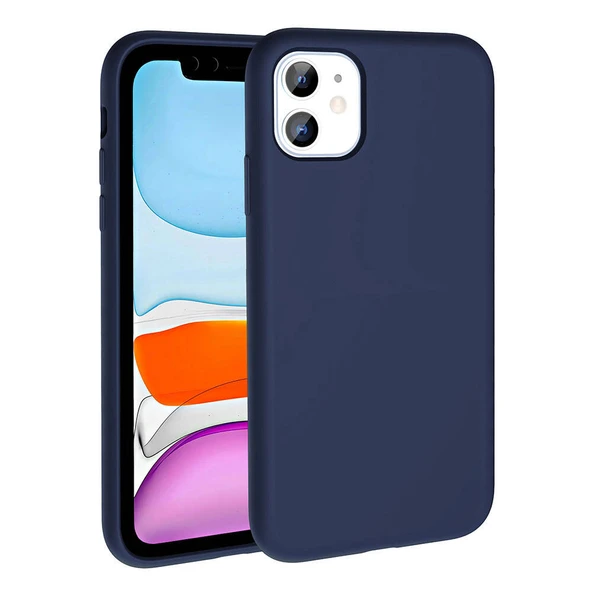 Apple iPhone 11 Kılıf M-safe Şarj Özellikli Sıvı Teknolojili Silinebilir Sert  Kivi Kapak ürün görseli