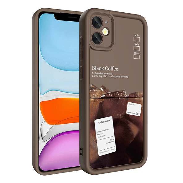 Apple iPhone 11 Kılıf Kamera Korumalı Baskılı Arka Yüzey  Klas Kapak - Resim 4