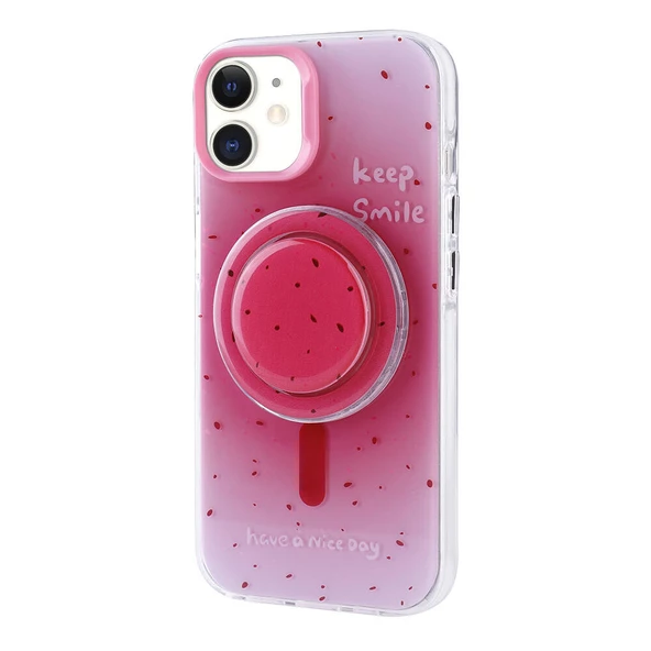 Apple iPhone 11 Kılıf M-safe Şarj Özellikli Tak-Çıkar Pop Soketli  Tiktok Kapak ürün görseli