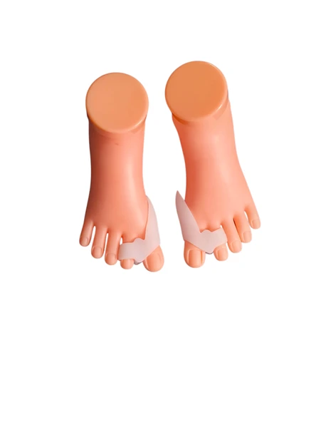 Baş Parmak Bunyon Silikonu Parmak Arası Destek Medikal Silikon  Ağrı Azaltmaya yardımcı - 5