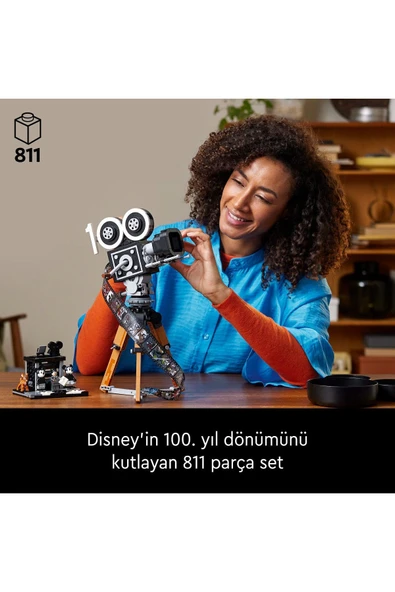 Disney Walt Disney Hatırası Kamera 43230 Yapım Seti (811 Parça) - 5