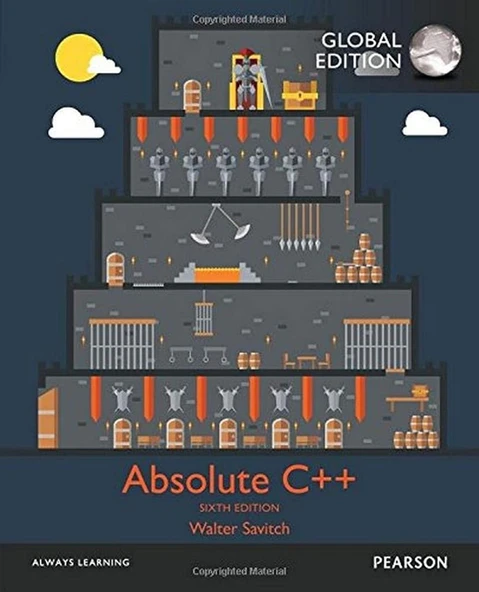Absolute C++ (Global Edition) Walter Savitch & Kenrick Mock ürün görseli