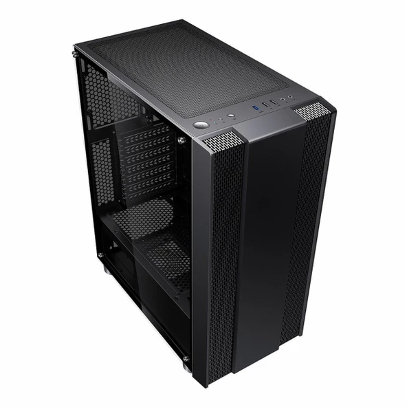 PowerBoost VK-G3403S 650W 80+ USB 3.2 LED ATX Mid Tower Siyah Kasa - Resim 2
