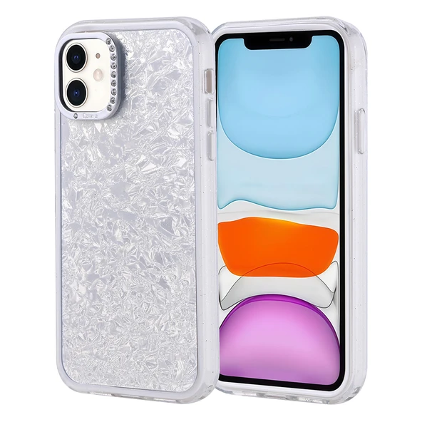 Apple iPhone 11 Kılıf Taşlı Tasarımlı  Kapi Kapak ürün görseli