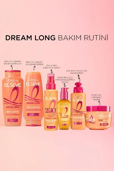 Elseve Dream Long Kırık Uç Onarıcı Bakım Şampuanı 300 ml - 7