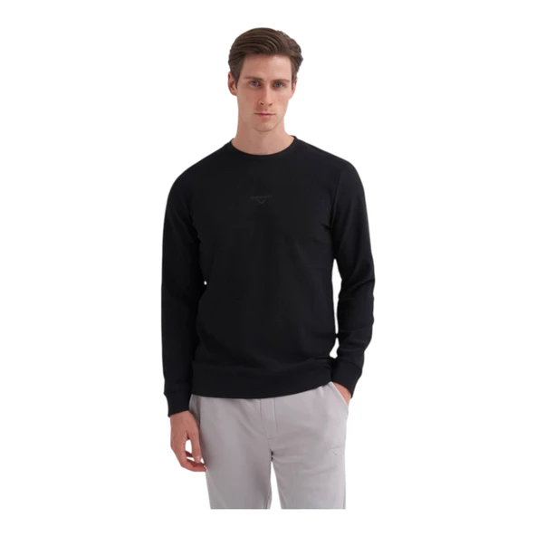 Erkek Bisiklet Yaka Sweatshirt - 5