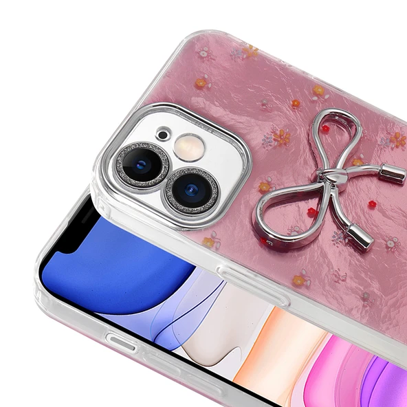 Apple iPhone 11 Kılıf Kamera Korumalı Figürlü  Ponti Silikon Kapak - Resim 4