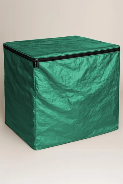 sizenelazım Fermuarlı Yeşil Su Geçirmez Bahçe Mobilyası Ve Balkon Eşya Koruma Brandası 300cm x 400cm - Resim 5