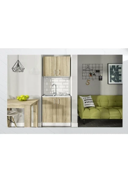 T Designo Aura Mutfak 80 cm Tezgah Dahil - 1