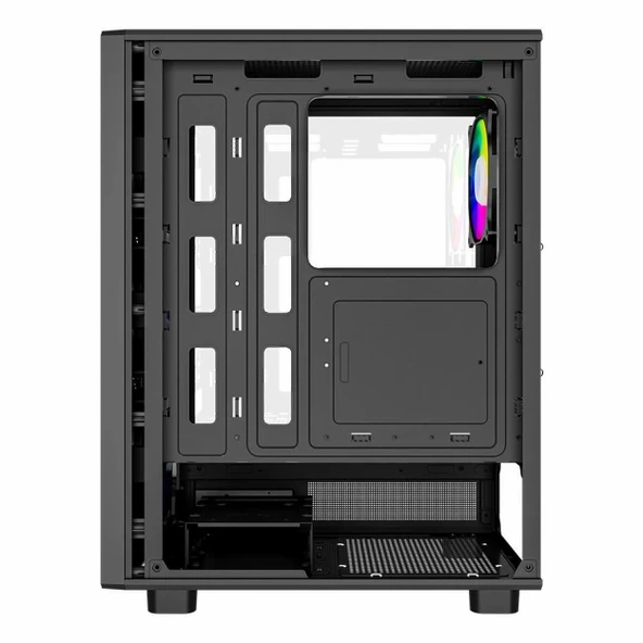 PowerBoost PB-A700B 750W 80+ Bronz USB 3.2 LED ATX Mid Tower Siyah Kasa - Resim 6