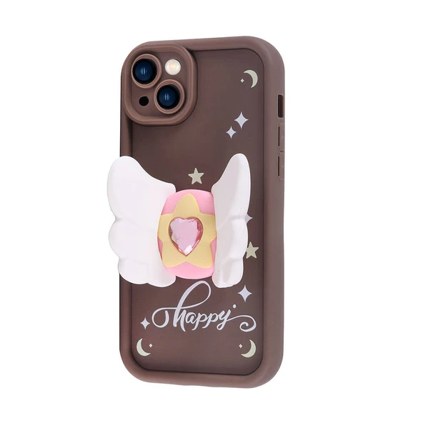 Apple iPhone 13 Kılıf Kamera Korumalı Figür Tasarımlı  Kapya Kapak - Resim 6