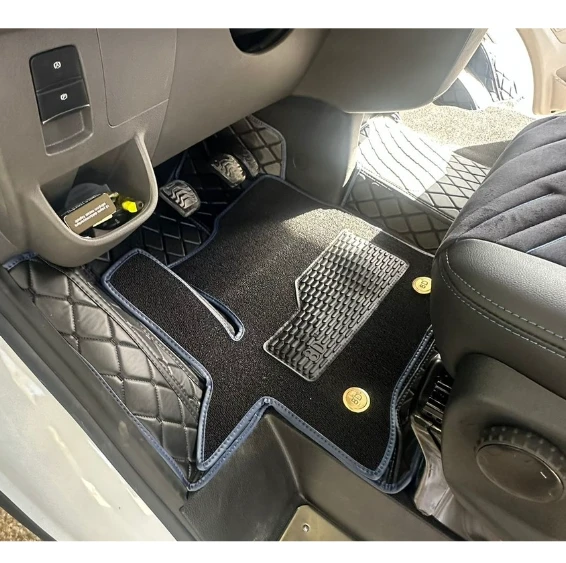 Ford Transit 2015-2025 Arası Ön Taraf 8D Çift Katmanlı Havuzlu Paspas Takımı - 3