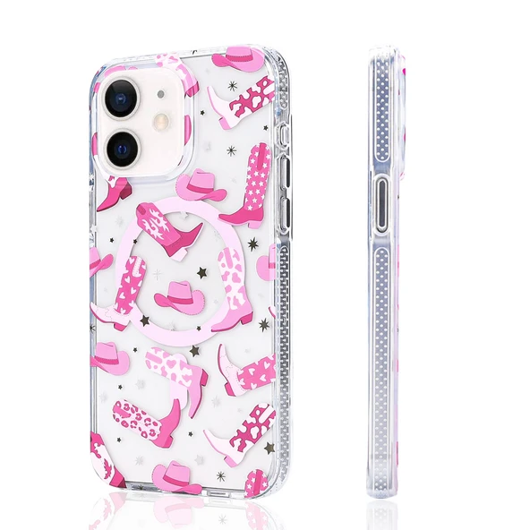 Apple iPhone 12 Kılıf M-safe Şarj Özellikli  Stilo Kapak - Resim 2