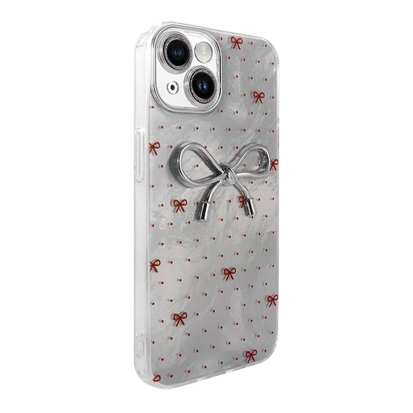 Apple iPhone 13 Kılıf Kamera Korumalı Figürlü  Ponti Silikon Kapak - Resim 7