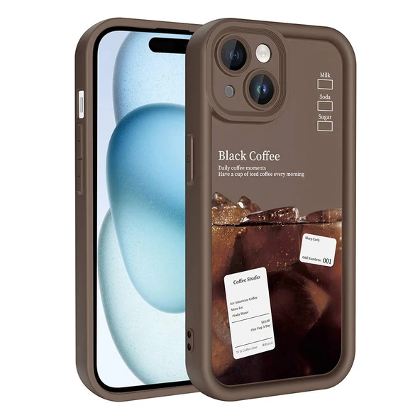 Apple iPhone 14 Kılıf Kamera Korumalı Baskılı Arka Yüzey  Klas Kapak - Resim 5