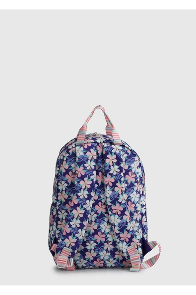 Mor K1763 Double Stripe Mor Sırt Çantası - 3