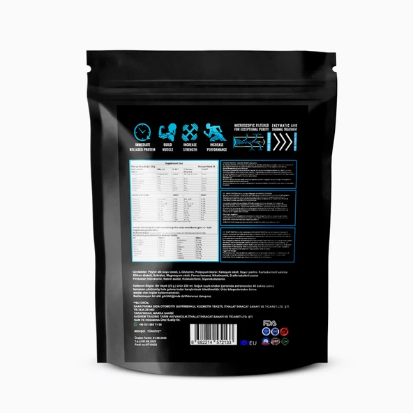 WWP Platinum Standard Whey Protein Hydrolyzed Tozu . 900g . Vanilya Aromalı. - 2