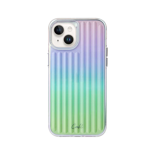 Apple iPhone 14 Kılıf Parlayan Arka Yüzey Coehl Linear Kapak - Resim 2