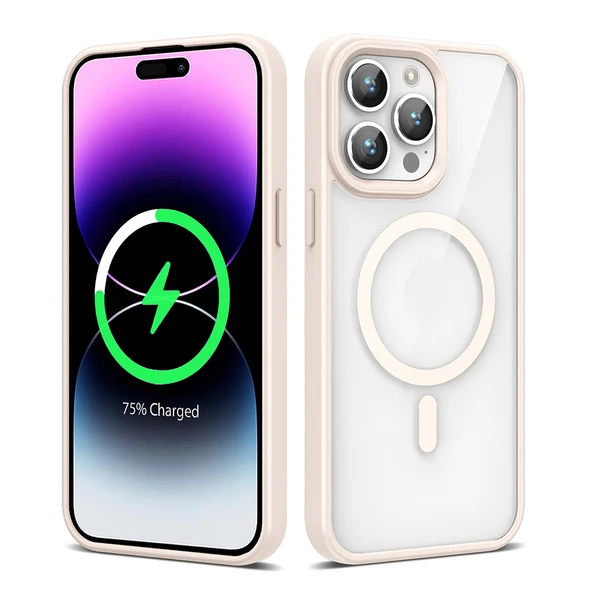 Apple iPhone 14 Pro Max Kılıf M-safe Wireless Şarj Özellikli Silikon  Ege Kapak ürün görseli