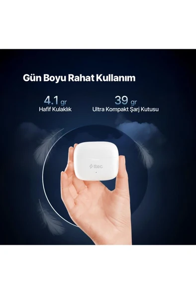 Ttec AirBeat Pro ANC Gerçek Kablosuz TWS Bluetooth Kulaklık 2KM154 - Resim 7