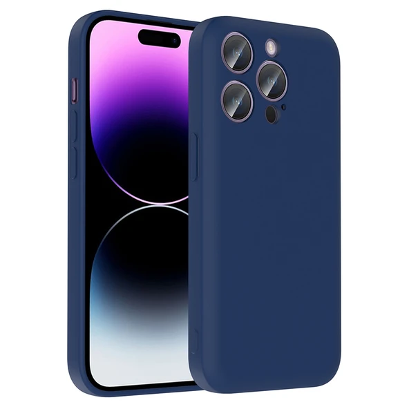 Apple iPhone 14 Pro Kılıf Kamera Korumalı Kartlık Hazneli  Vitra Kapak - Resim 2