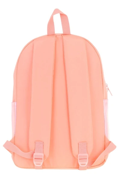 KAUKKO Cube Üç Bölmeli Kız Çocuk Somon Okul Çantası - K1820 - Resim 3