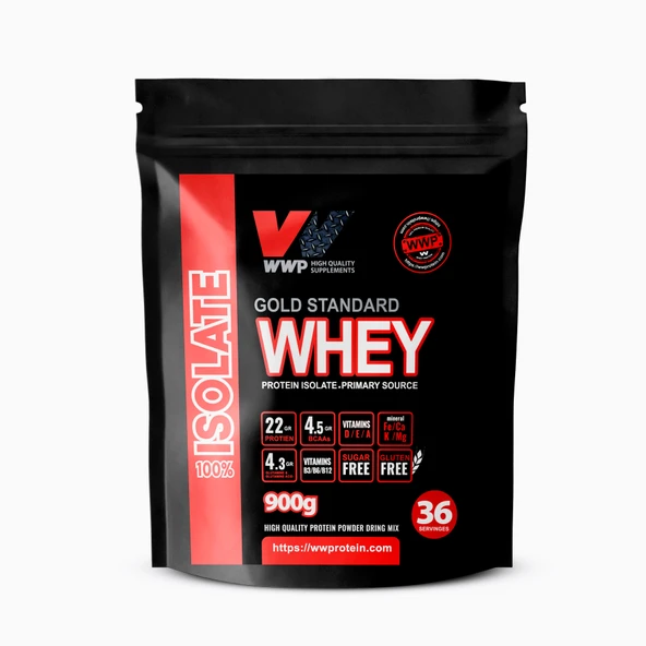 WWP Gold Standard Whey Isolate , İzolat Protein Tozu , 900g , Vanilya Aromalı. - 3