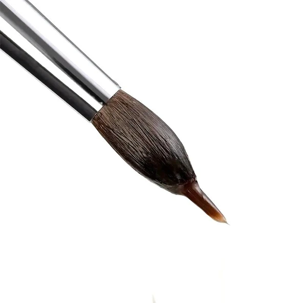 Çift katman fırça seti, 5 farklı boy, sulu boya, akrilik, gouache, yağlı boya, çini-seramik - Resim 2