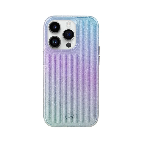 Apple iPhone 14 Pro Kılıf Parlayan Arka Yüzey Coehl Linear Kapak - 1