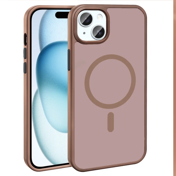 Apple iPhone 14 Plus Kılıf M-safe Şarj Özellikli Mat Arka Yüzey  Sio Kapak ürün görseli