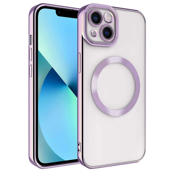 Apple iPhone 14 Kılıf M-safe Wireless Şarj Özellikli  Setro Silikon ürün görseli