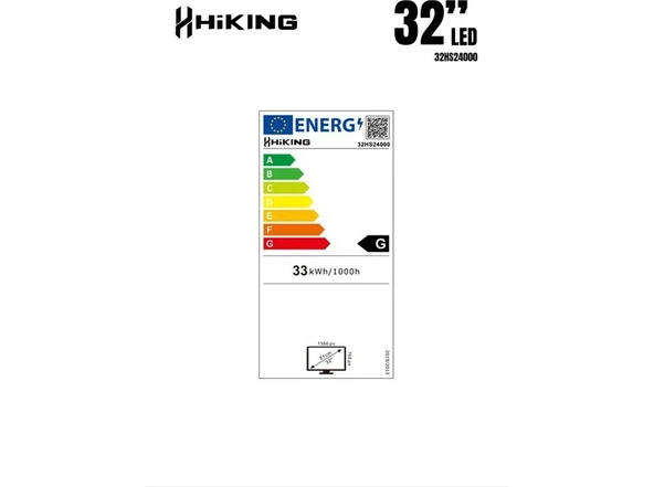 HIKING 32HS24000 32" 81 Ekran Uydu Alıcılı Full HD Smart Android TV - Resim 5