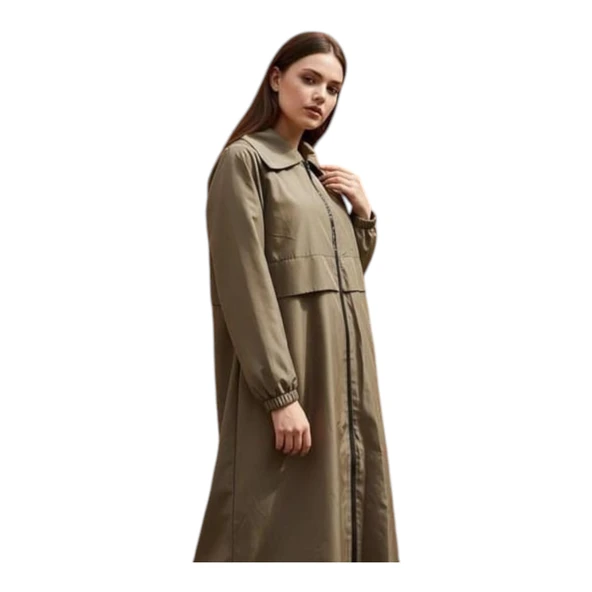 Kadın Gömlek Yaka Uzun Kap ARM.25KT724 - 4