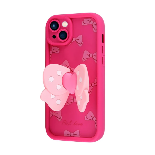 Apple iPhone 15 Kılıf Kamera Korumalı Figür Tasarımlı Zore Kapya Kapak - Resim 7