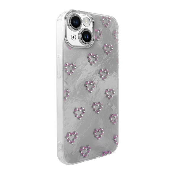 Apple iPhone 15 Kılıf Kamera Korumalı Figürlü  Ponti Silikon Kapak - Resim 7