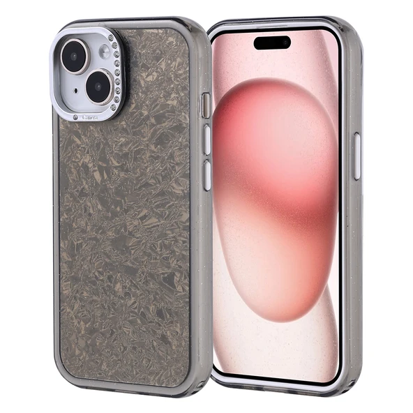 Apple iPhone 15 Kılıf Taşlı Tasarımlı  Kapi Kapak ürün görseli