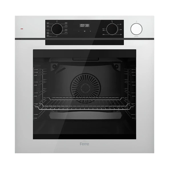 Ferre Fryart Artline Steam QEP64CB - SC406-WFA - D064-SA 9 Prog. Dijital Turbo Ank. Set - Beyaz - Resim 2