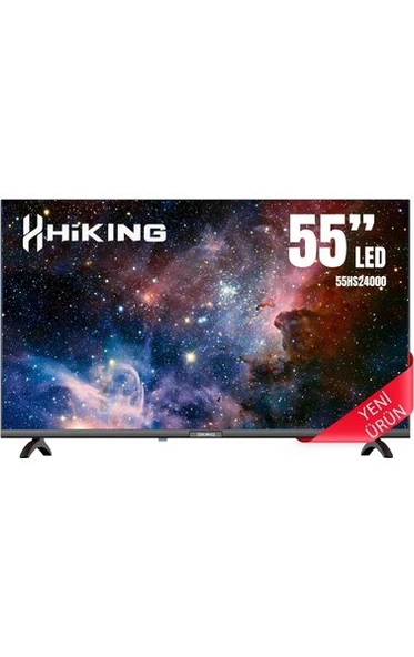 HIKING 55HS24000 55" 140 Ekran Uydu Alıcılı 4K Ultra HD Smart WhaleOS TV ürün görseli