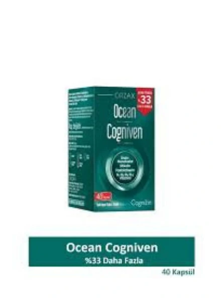Ocean Cogniven 40 Kapsül - %33 Daha Fazla Etiketli ürün görseli