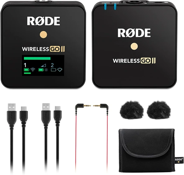 RODE Wireless GO II Single, Tek Kanallı, Kayıt Edicili Telsiz Mikrofon Sistemi - KUTUSUZ - OUTLET - 2