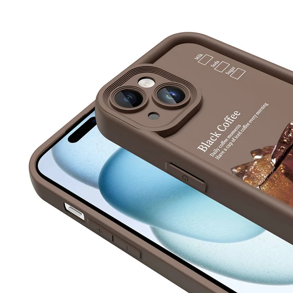Apple iPhone 15 Kılıf Kamera Korumalı Baskılı Arka Yüzey  Klas Kapak - Resim 6