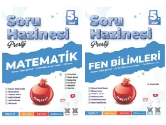 NARTEST YAYINLARI 5.SINIF PRESTİJ  MATEMATİK - FEN BİLİMLERİ SORU HAZİNESİ ürün görseli