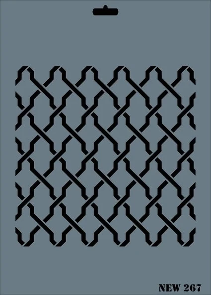 Supertrend Stencil Boyama Şablonu 25x35 cm. NEW-267 ürün görseli 1