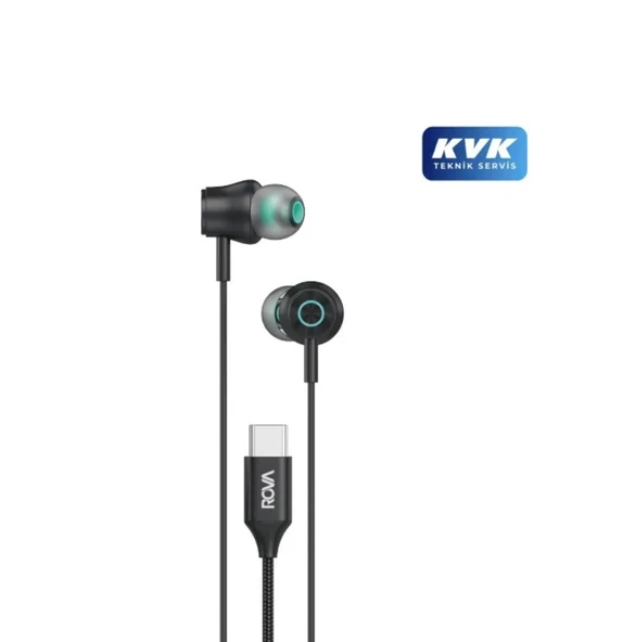 Rova Rv-BKG514T Type-C Girişli Kablolu Kulaklık Tak Çalıştır Yüksek Bass
