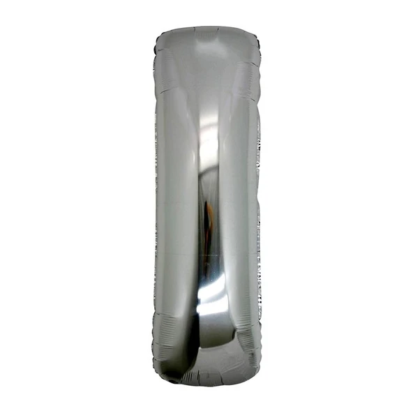 I Harf Folyo Balon Gümüş Renk  40 inç ürün görseli